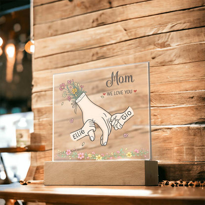Personalized Mom Plaque