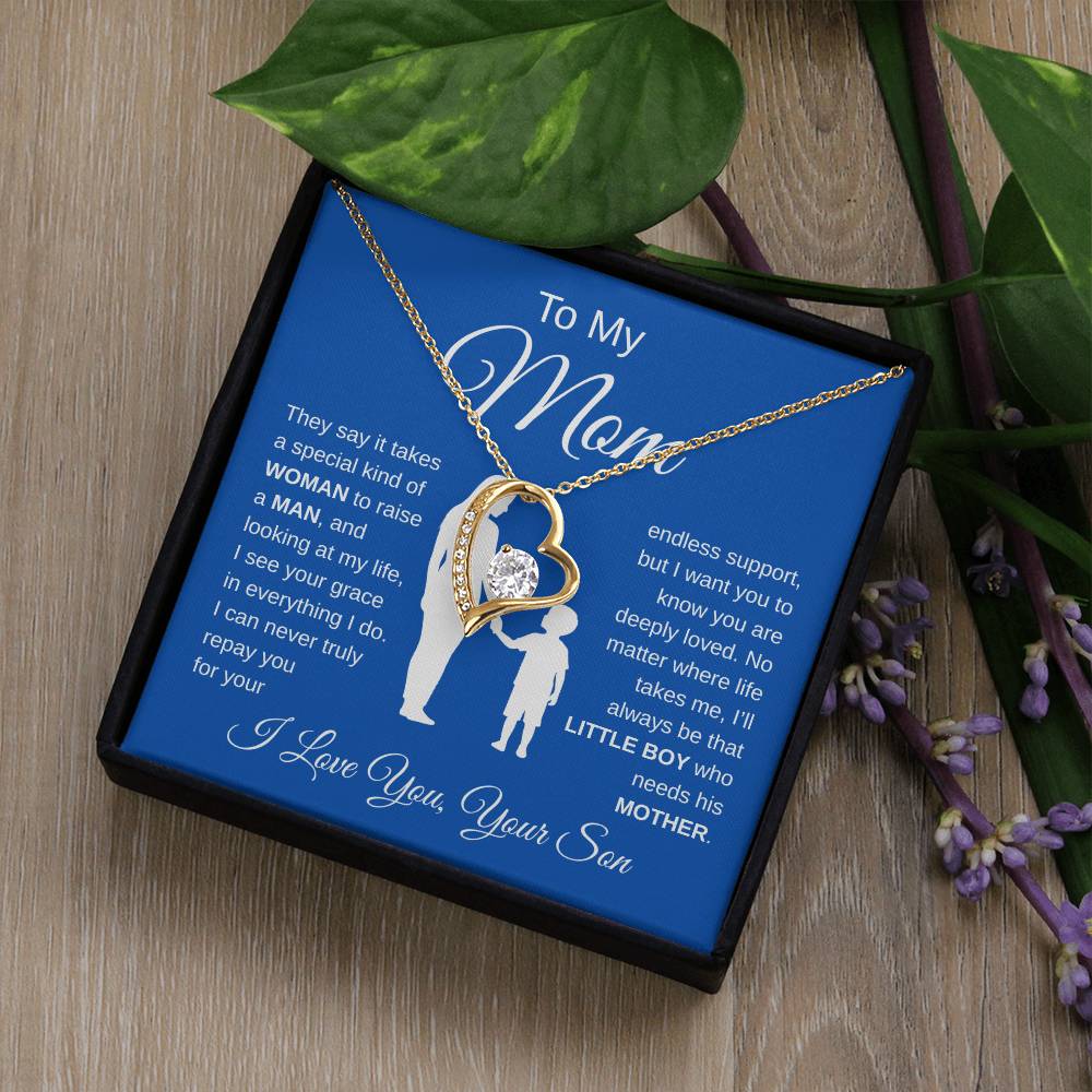 Mom Gift Necklace with Message Card – A Keepsake She’ll Treasure
