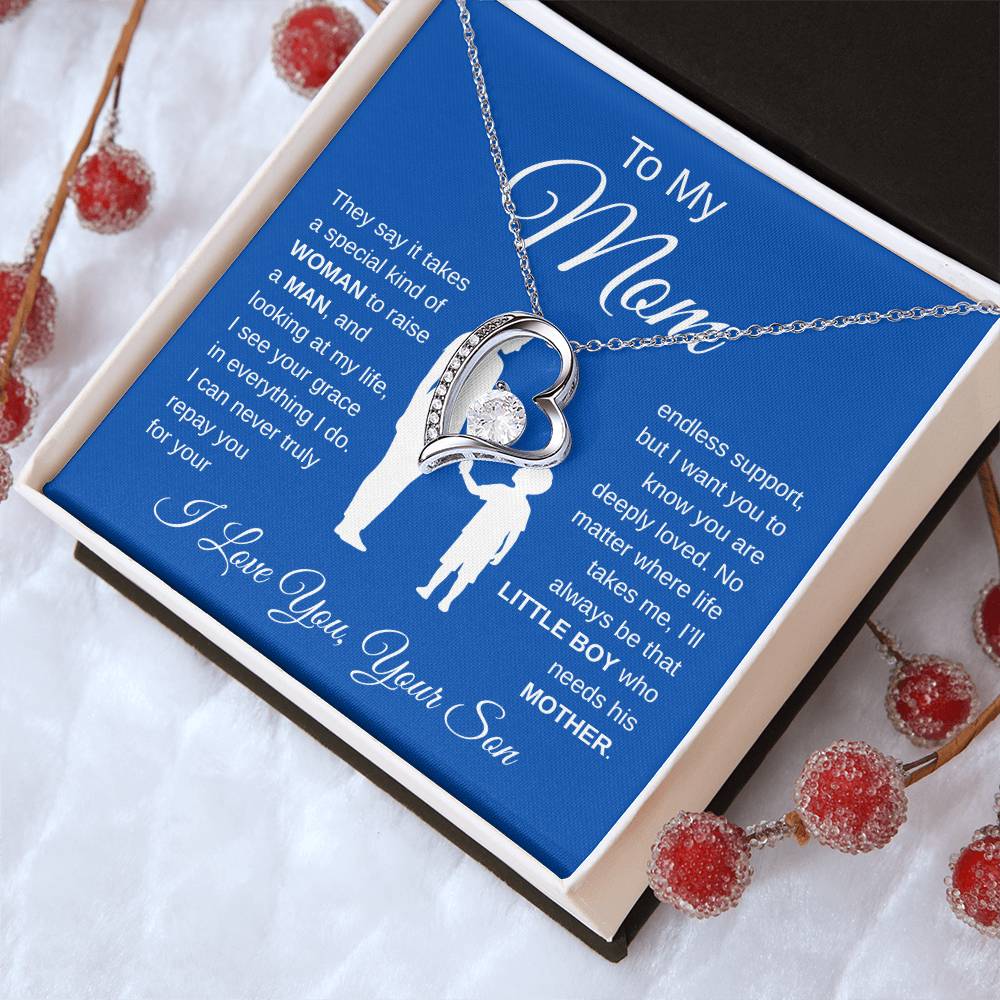 Mom Gift Necklace with Message Card – A Keepsake She’ll Treasure