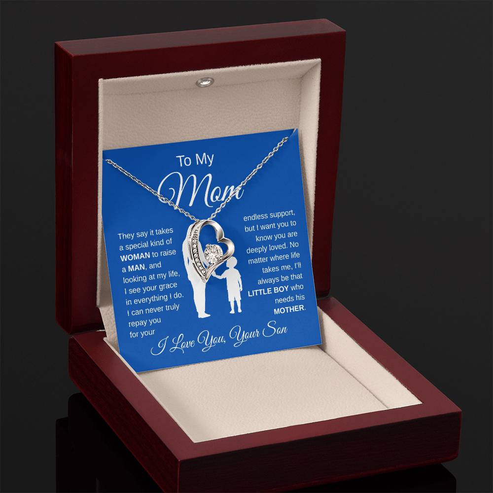 Mom Gift Necklace with Message Card – A Keepsake She’ll Treasure