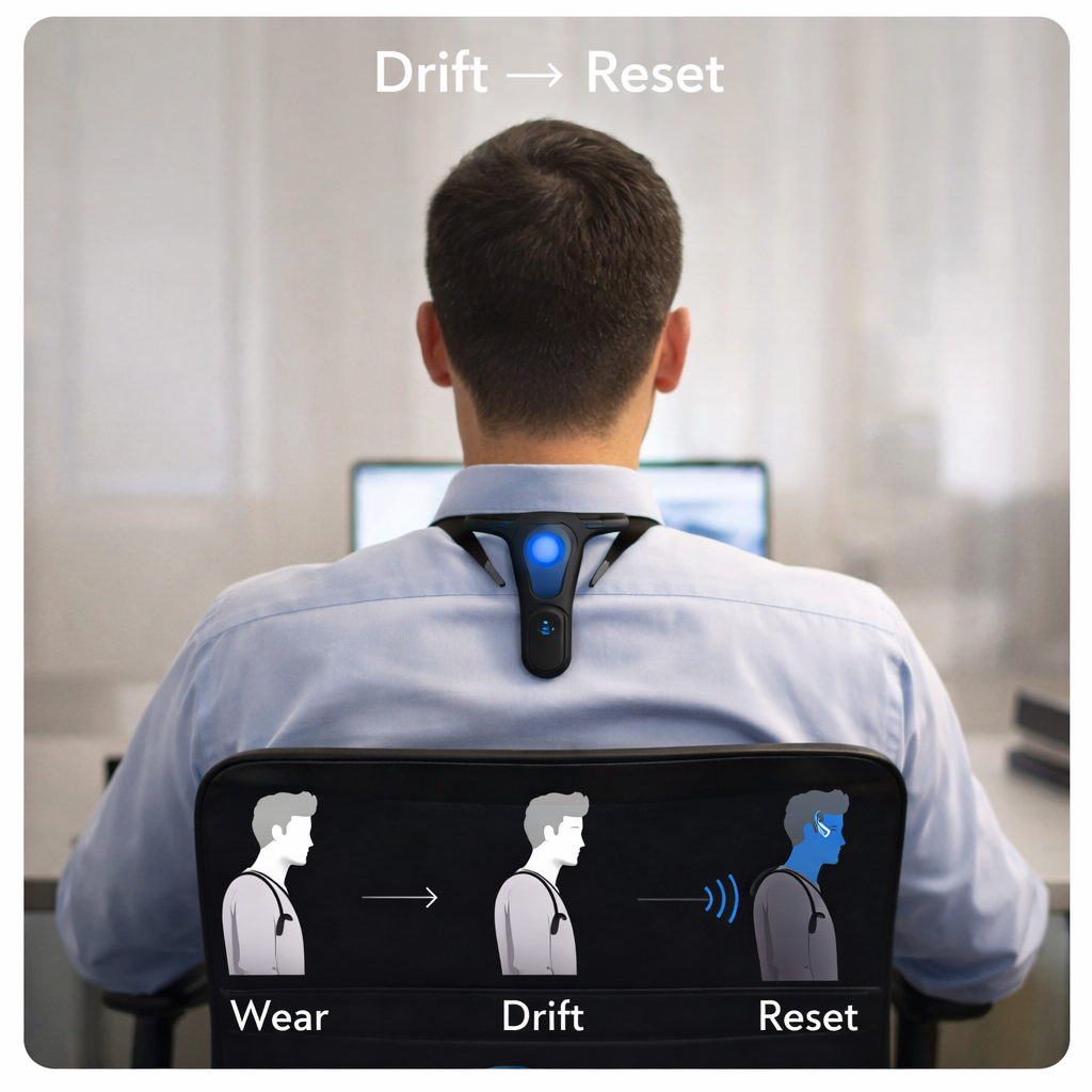 Vibe15™ Executive Posture Trainer Device