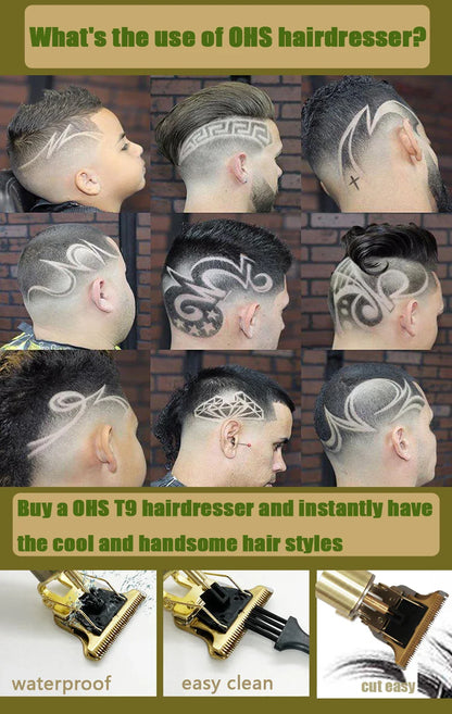 T9 Cordless Electric Hairber Shaver