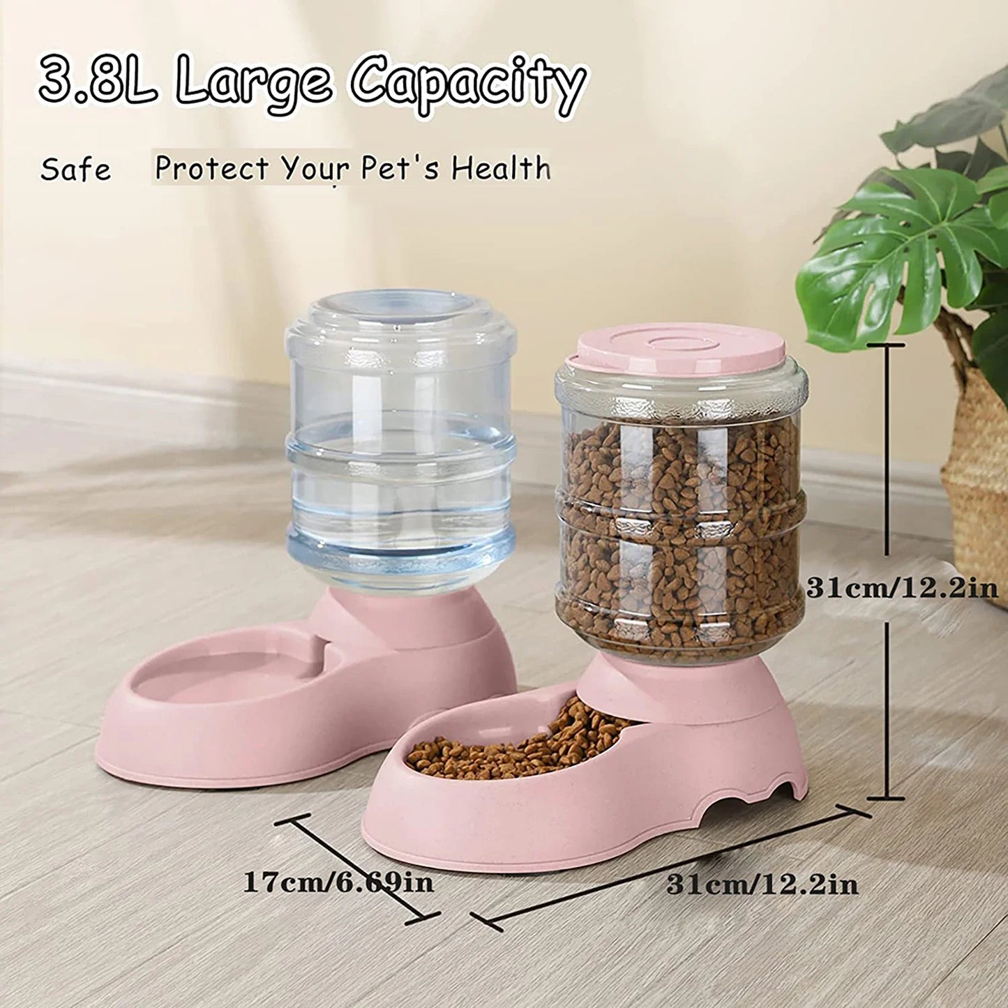 Automatic Water Dispenser Large Capacity Pet Feeder Small Dog
