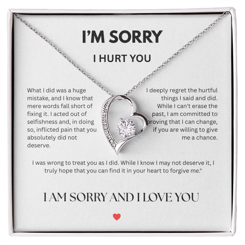 I’m Sorry & I Love You: A Heartfelt Symbol of Your Sincerest Apology