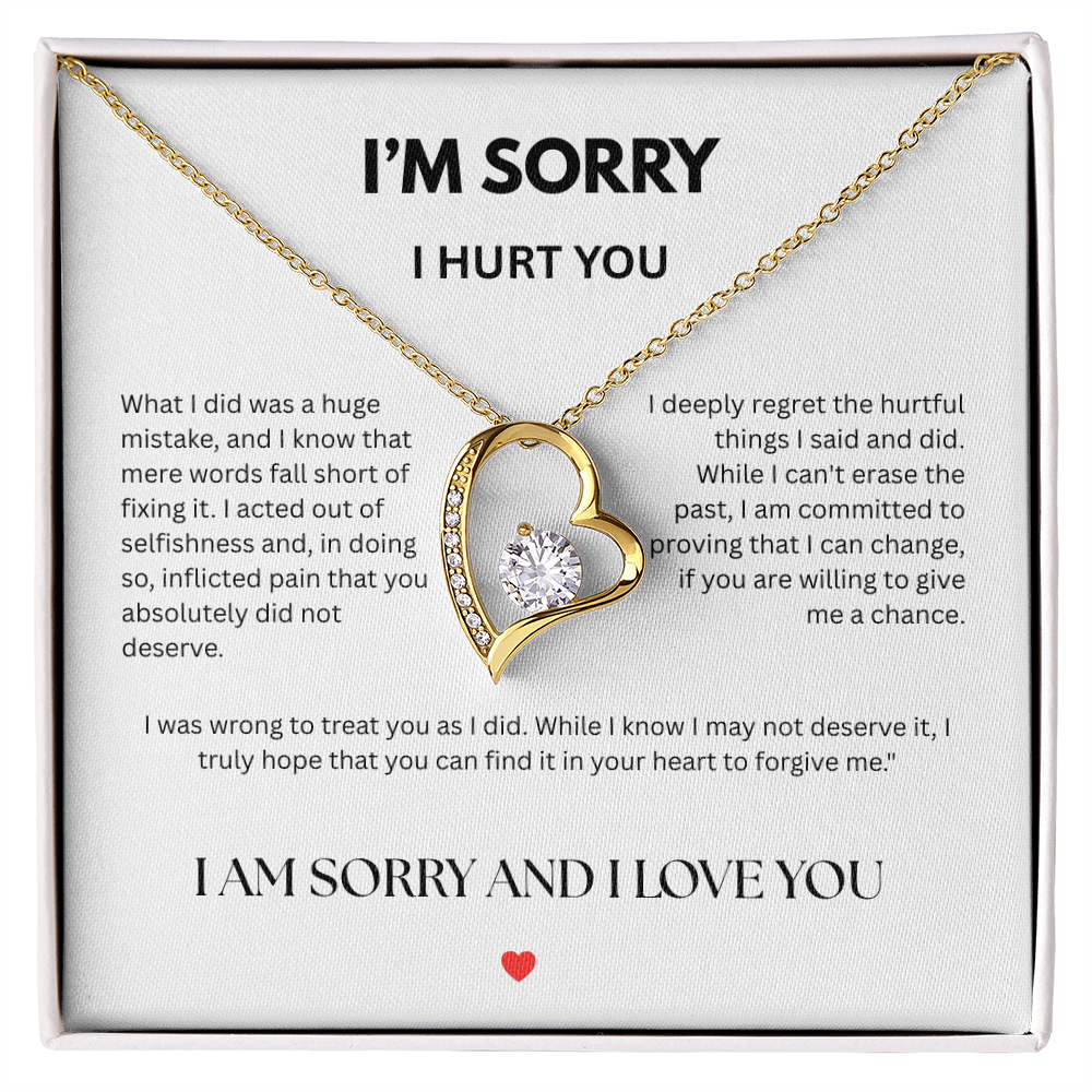 I’m Sorry & I Love You: A Heartfelt Symbol of Your Sincerest Apology