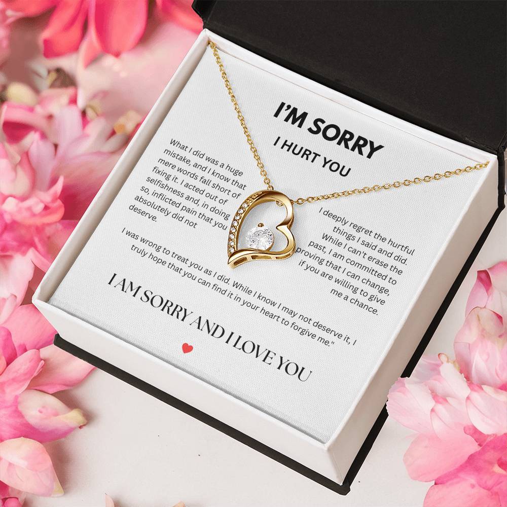 I’m Sorry & I Love You: A Heartfelt Symbol of Your Sincerest Apology