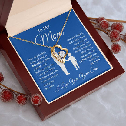 Mom Gift Necklace with Message Card – A Keepsake She’ll Treasure