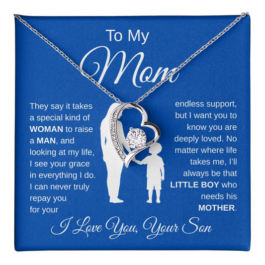 Mom Gift Necklace with Message Card – A Keepsake She’ll Treasure
