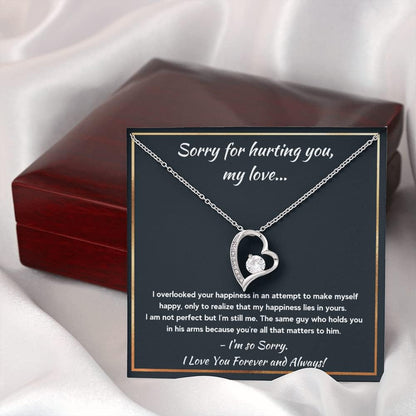 Forgive Me Necklace Gift Set