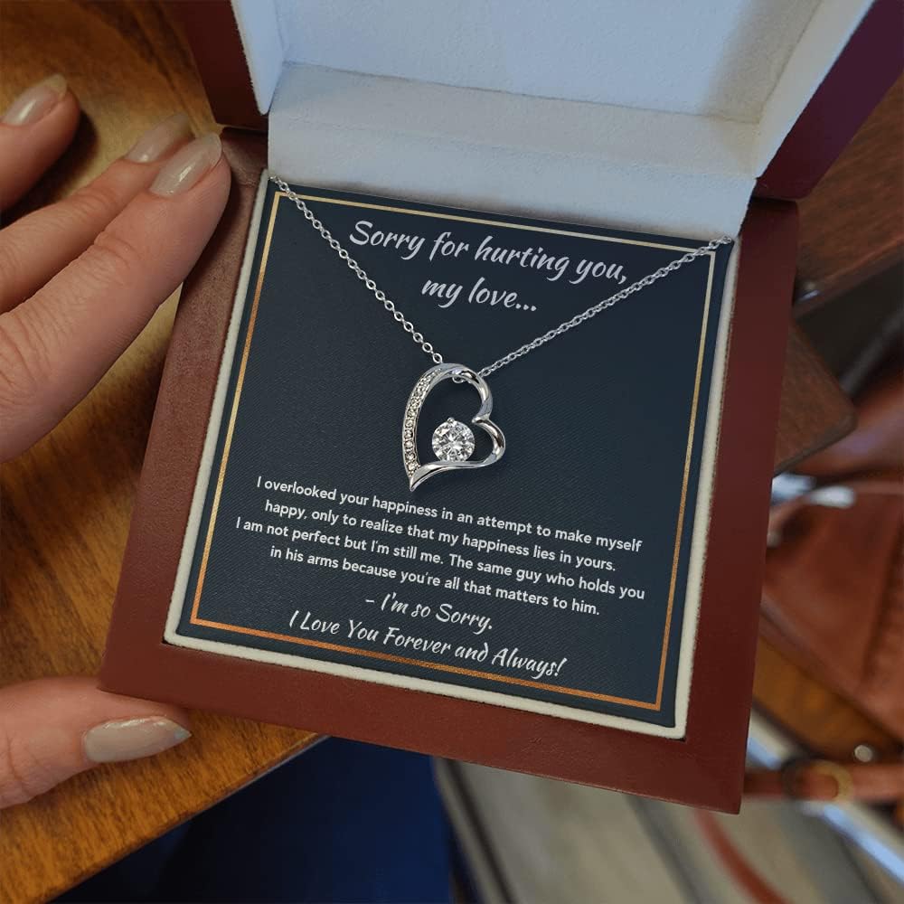 Forgive Me Necklace Gift Set